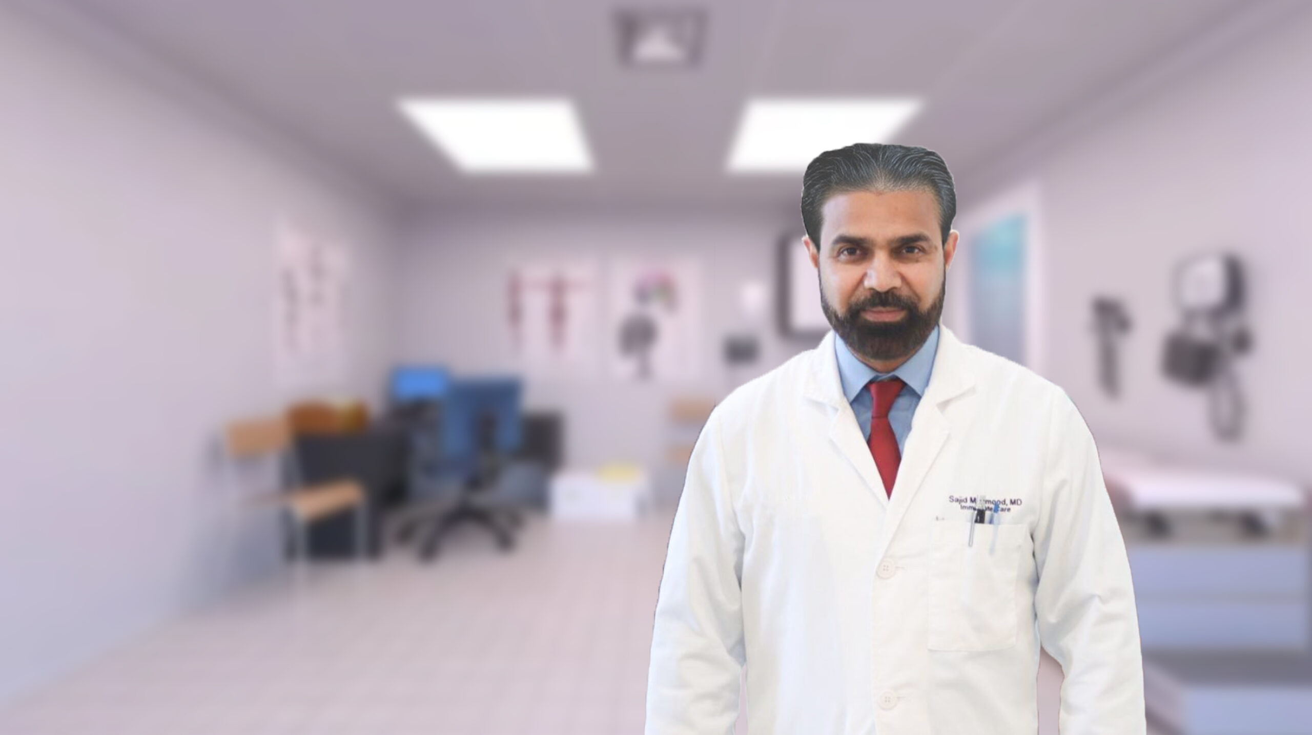 Entrance to emergency room at hospital Generative AI