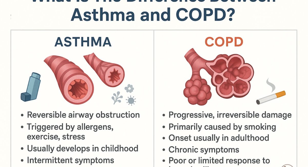 What Is The Difference Between Asthma and COPD