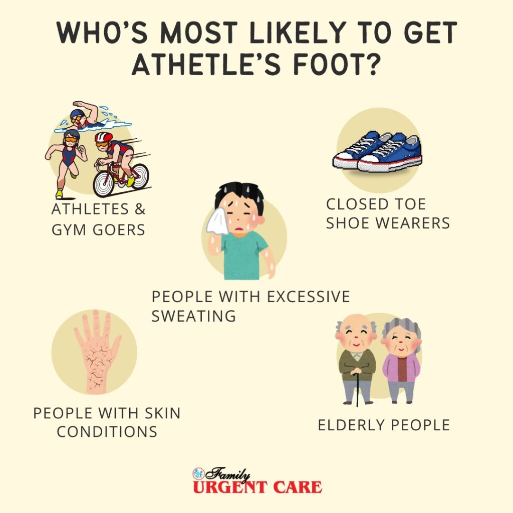 Who Is At More Risk Of Athlete’s Foot