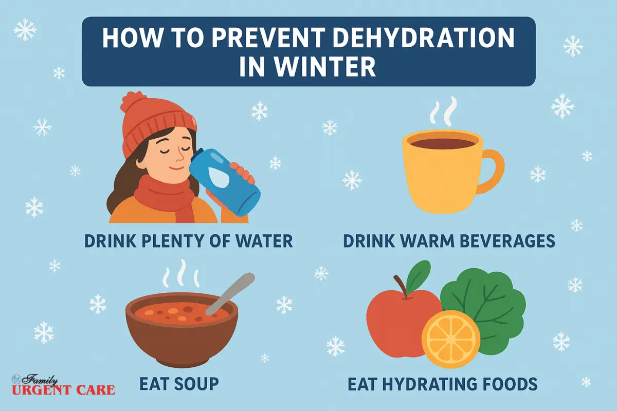 how to prevent dehydration in winter