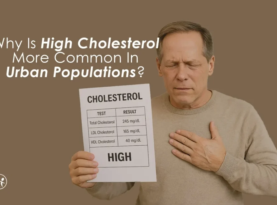 High cholesterol is more common in urban areas due to unhealthy diets, lack of exercise, stress, and sedentary lifestyles. Learn the main reasons in simple terms.