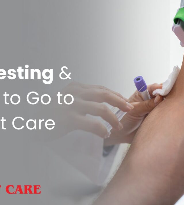 When to Go to Urgent Care For STD testing