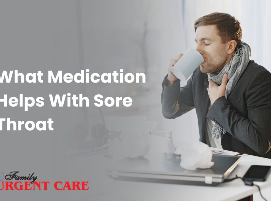 what medication helps with sore throat