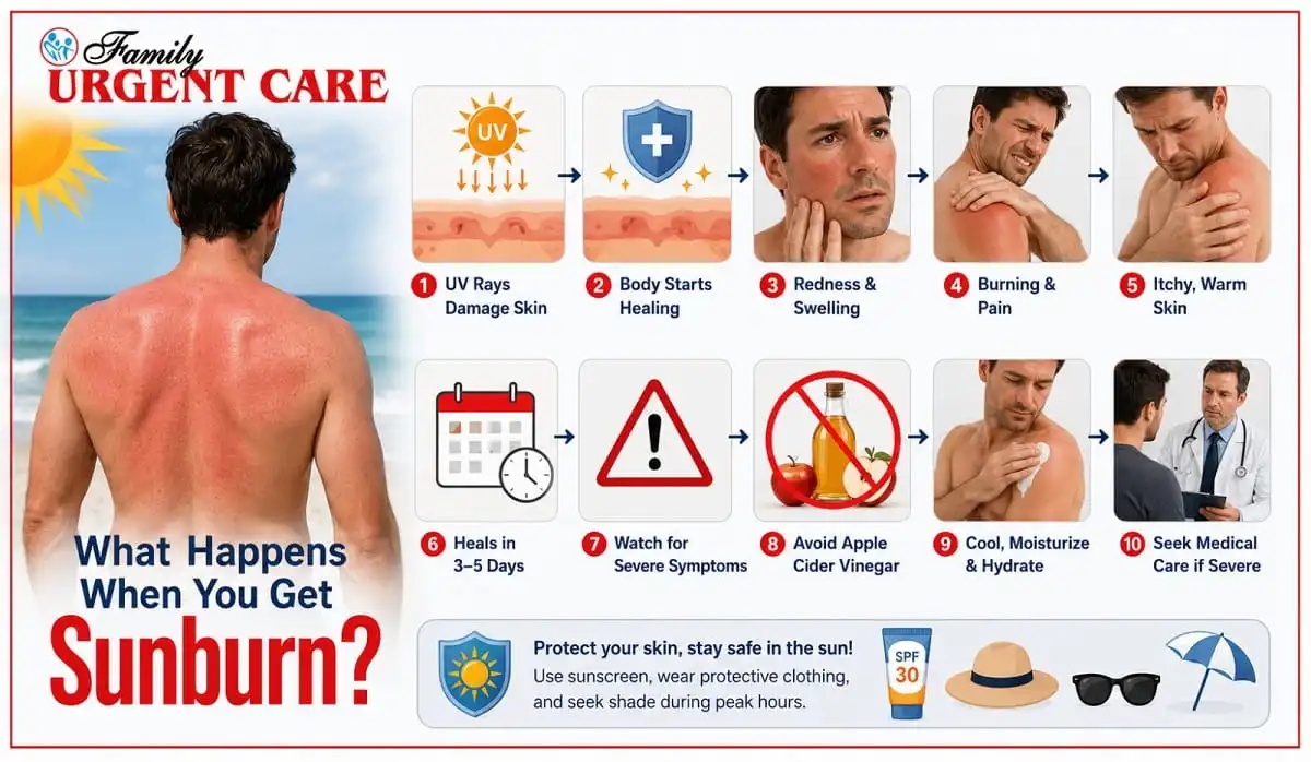 What Happens When You Get Sunburn