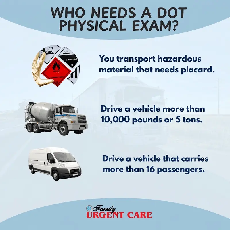 Who Needs A DOT Physical Exam