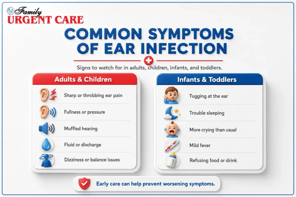 Common Ear Infection Symptoms Guide
