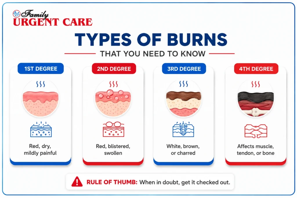 types of burn